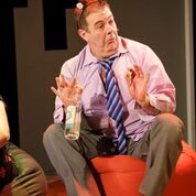 McKee as Christmas Pressent Drunk