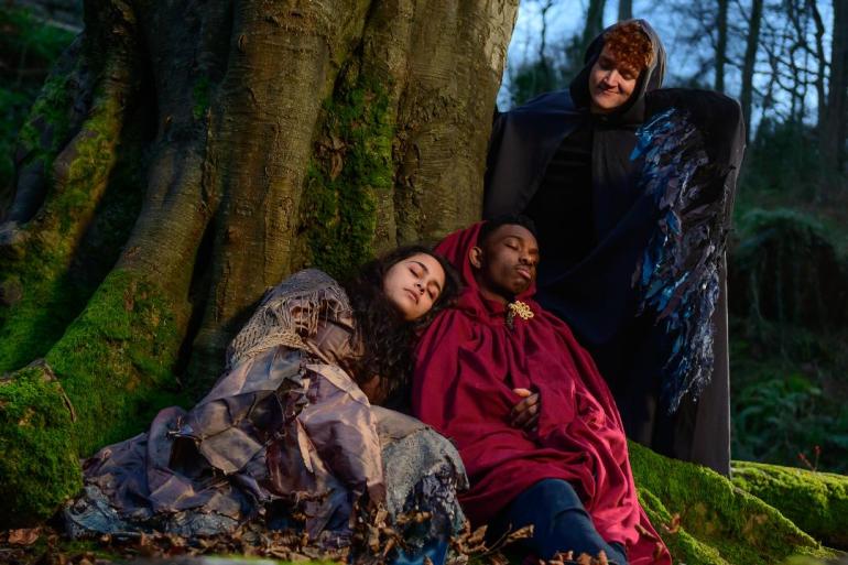 Midsummer Black man white girl